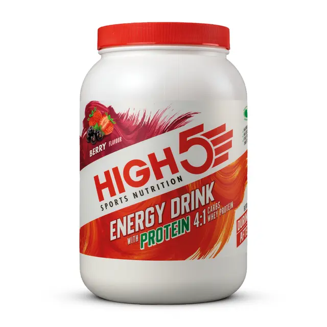 HIGH5 Energy Drink Protein 4:1 Bær 1.6kg, Pulver - med Protein 