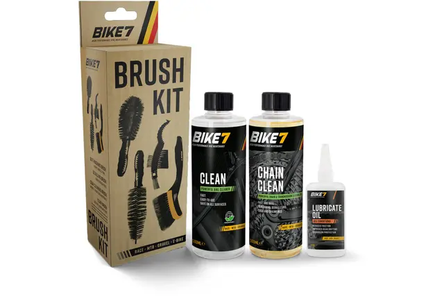 Bike7 Clean & Lube Vedlikeholdspakke 7 smøre- og vedlikeholdsprodukter 