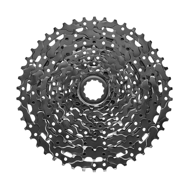 Tektro CS-M350-9 9-Delt Kassett 11-46T, 545gr, Sort, Shimano kompatibel 