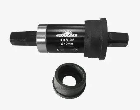 SunRace BBS08 Kranklager 68/127mm Press Firkant, Stål, 