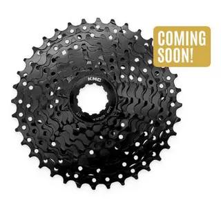 KMC React LG E-Bike 9-Delt Kassett 11-36T, sort, Cues LinkGlide, stål