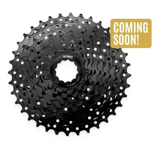 KMC React LG E-Bike 9-Delt Kassett 11-36T, sort, Cues LinkGlide, stål 
