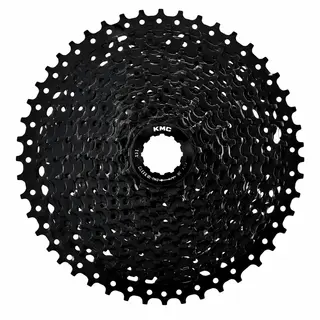 KMC React LG E-Bike 11-Delt Kassett 11-50T, sort, Cues LinkGlide, stål