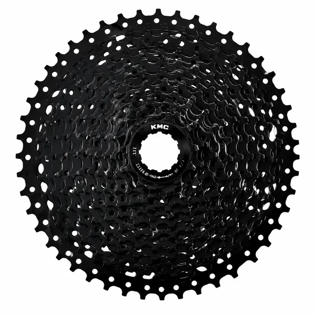 KMC React LG E-Bike 11-Delt Kassett 11-50T, sort, Cues LinkGlide, stål 