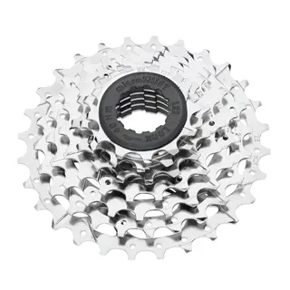 Microshift Mezzo 7-delt Kassett 12-28T, 261gr, Nikkel belagt, Shimano