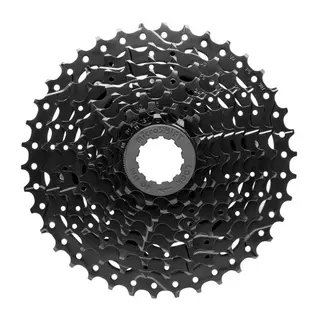 Microshift Advent 9-delt Kassett 11-38, 488gr, Alu/Stål, Sort, Shimano