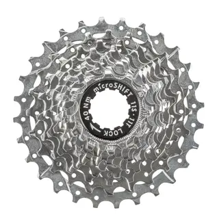 Microshift Centos 11-delt Kassett 11-28T, 271gr, Krom belagt, Shimano