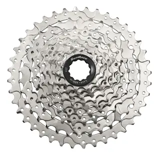 Sunrace M980 9-Delt HG Kassett 11-42T, 505g, Sølv, Shimano HG