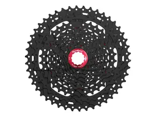SunRace MS3 10-Delt Kassett 11-46T, 436gr, Sort, Shimano kompatibel