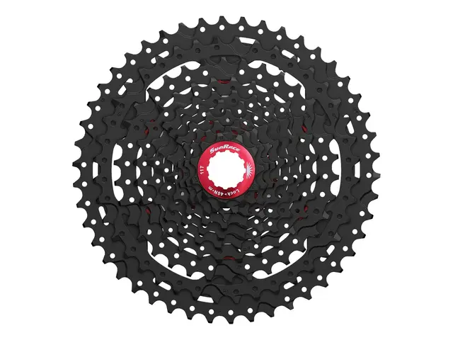 SunRace MS3 10-Delt Kassett 11-46T, 436gr, Sort, Shimano kompatibel 