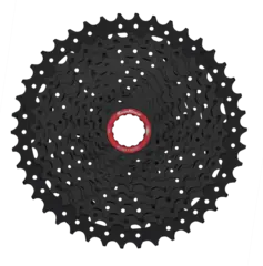 SunRace MX 11-Delt Kassett 10-46T,502gr, Sort, SRAM XD kompatibel