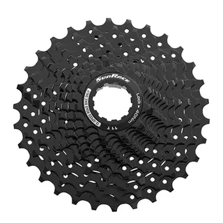 SunRace RZ800 12-Delt HG Kassett 11-36T, 367gr, Sort, Shimano HG