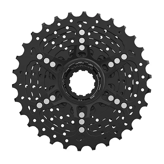 SunRace RZ800 12-Delt HG Kassett 11-36T, 367gr, Sort, Shimano HG 