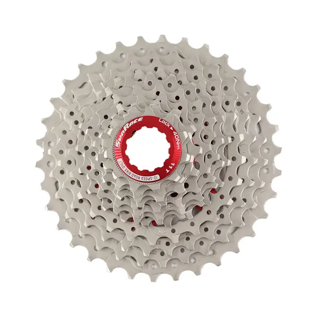 SunRace RZ800 12-Delt HG Kassett 11-36T, 367gr, Sølv, Shimano HG 