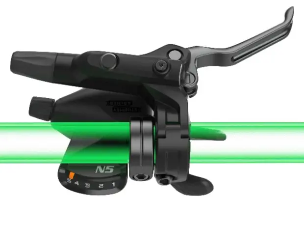 SunRace Nexus 5 Girsjalter Høyre 5-Delt, 146gr, Shimano Nexus kompatibel 