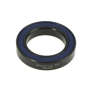Enduro MR 2437 LLU BO Maskinlager ABEC 3, 24x37x7, Black Oxide