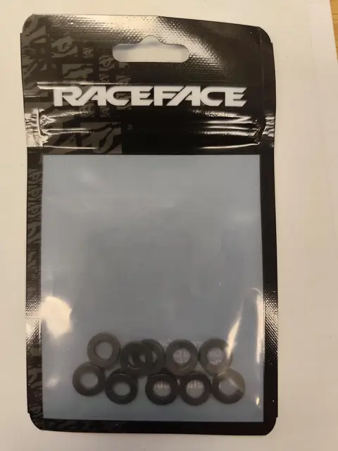 Race Face Tubeless Ventil Spacer 10stk Offset, plast, for ARC/AR felger 