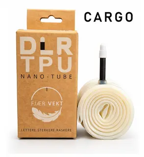 DLR Nano Presta CARGO TPU Slange 20" x 1.75-2.50, 45mm ventil, 92gr