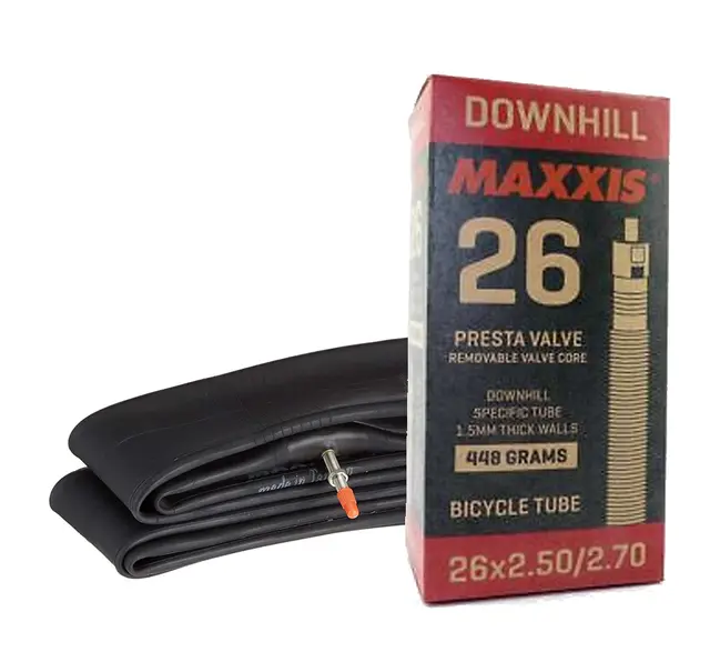 Maxxis DH Presta 26" Slange 26" x 2.50/2.70, 461gr, 1.5mm, RVC 