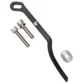 K-Edge Road Braze-on Kjedefanger Sort Anodisert