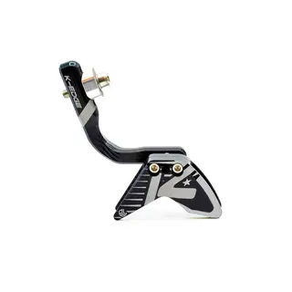 K-Edge Road 1x Elevated Race Kjedefører Sort, 40-52T, braze-on,  45gr