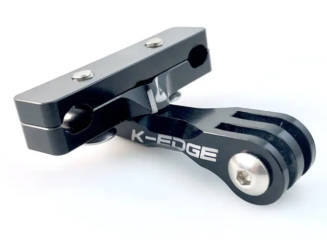 K-Edge Go Big Saddle Rail Mount Sort, Kamera/Lys, Railsfeste 
