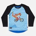 Kids Ride Shotgun Kids MTB Trøye Vindtett front, lang arm
