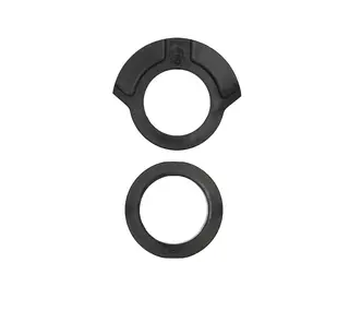 Kids Ride Shotgun Pro Styrelager Foring Sort, 1 1/8" x 10mm, inkl. kabelskiller