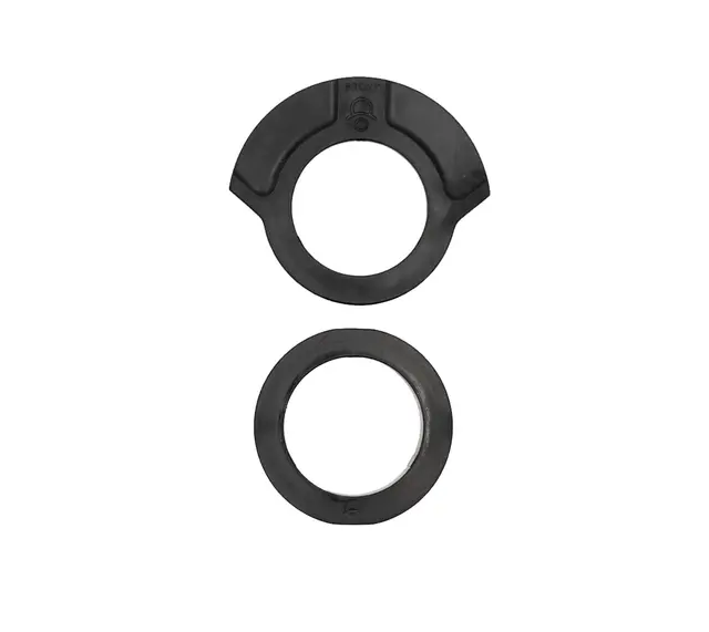 Kids Ride Shotgun Pro Styrelager Foring Sort, 1 1/8" x 10mm, inkl. kabelskiller 