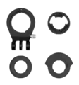 Kids Ride Shotgun Pro ICR Adaptersett For sykler med ICR styrelager, 4 deler