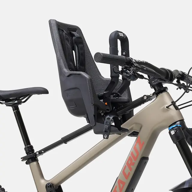 Kids Ride Shotgun Pro EVO Barnesete Front montert, fra 9 mnd., ink. styre 