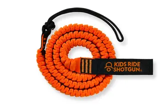 Kids Ride Shotgun MTB Tow Rope Oransje/sort, for tauing av barn/voksne