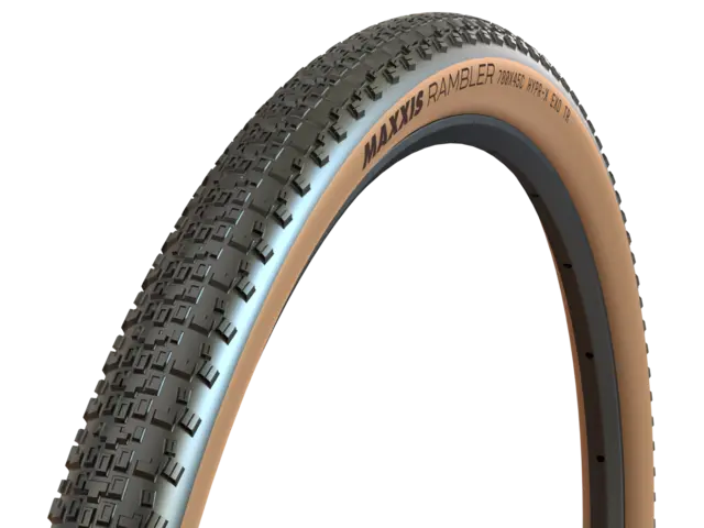 Maxxis Rambler 28"Gravel HYPR-X TR Dekk 50-622, EXO, E25, 500g, 120TPI, Tanwall 