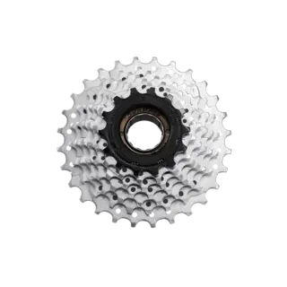 SunRace M2A 6-Delt Frikrans / Skrukrans 14-28T, Grå, Stål, 458g