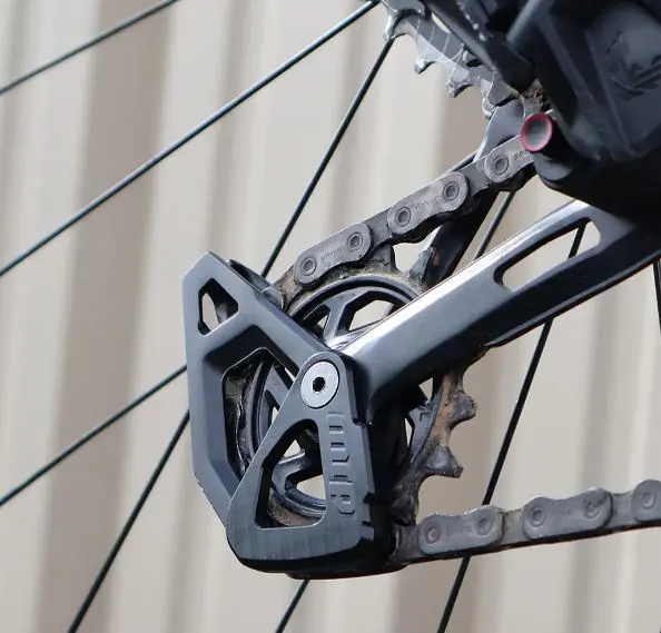 MRP Cage Guard Sram T-Type Delrin, sort, rustfri skrue, 8gr 