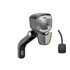 Litemove RX-E90 Frontlykt m/Refleks 400/200Lume, univ. gaffelfeste, m/bryter