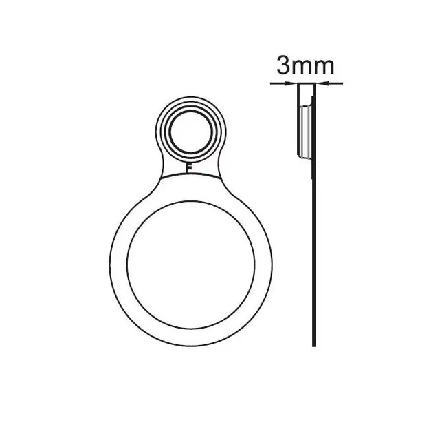 Tektro SP-SS20 Speedsensor CL Magnet Passer CL skiver, magnet vendt utover 