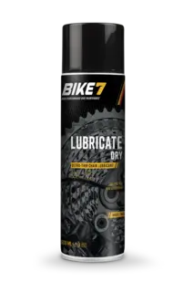 Bike7 Lubricant Dry Olje 500ml Tørre forhold, PTFE basert, aerosol