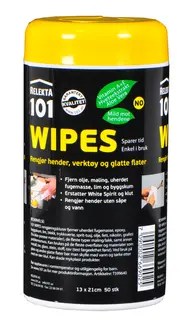 101 Wipes Rensekluter 50stk, 13x21cm