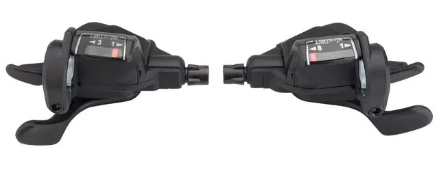 Microshift Mezzo 3x9 Girsjalter Sett 3x9-delt, m/display, Shimano komptibelt 